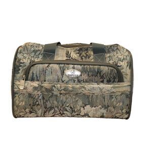 Vintage‎ Impuls Great Tapestry Luggage Bag Women Floral Carry On Travel